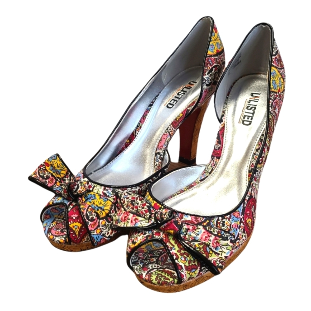 Unlisted I'm Spending Paisley Heel 9.5